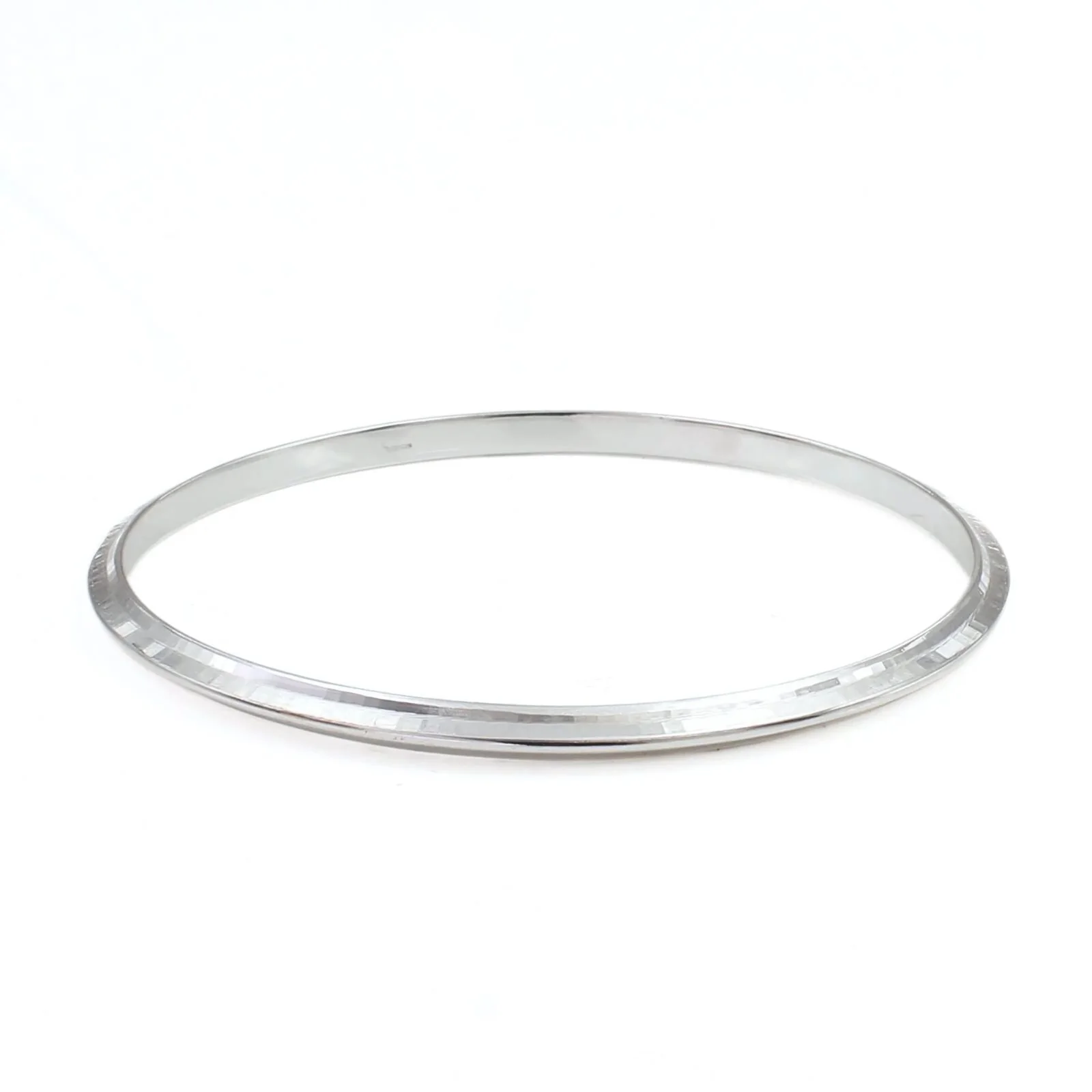 925 Real Silver Men's Bangle Bracelet - 6.6 CM - Image 4
