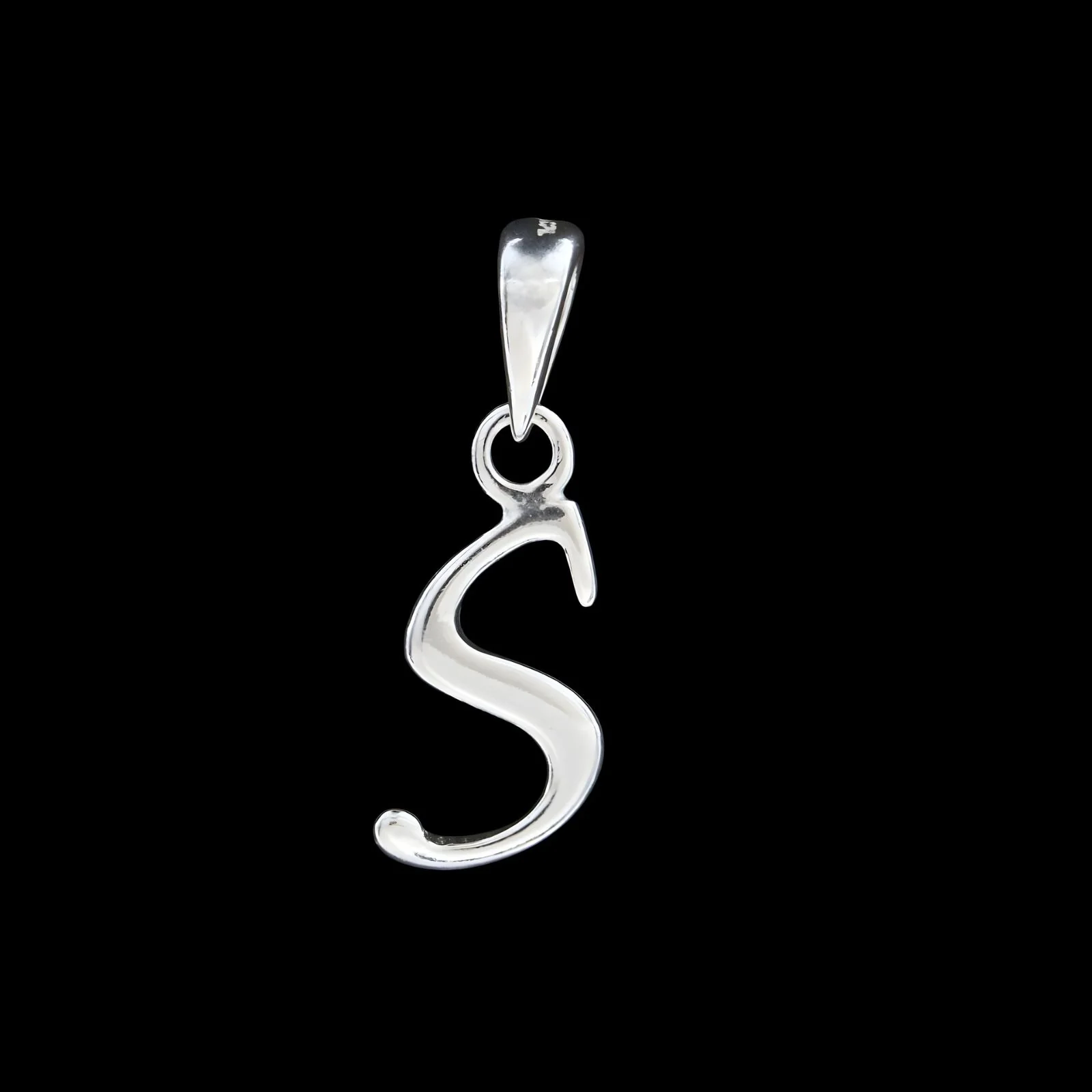 925 Real Sterling Silver Alphabet Letter Pendant - Select your Alphabet - Image 15