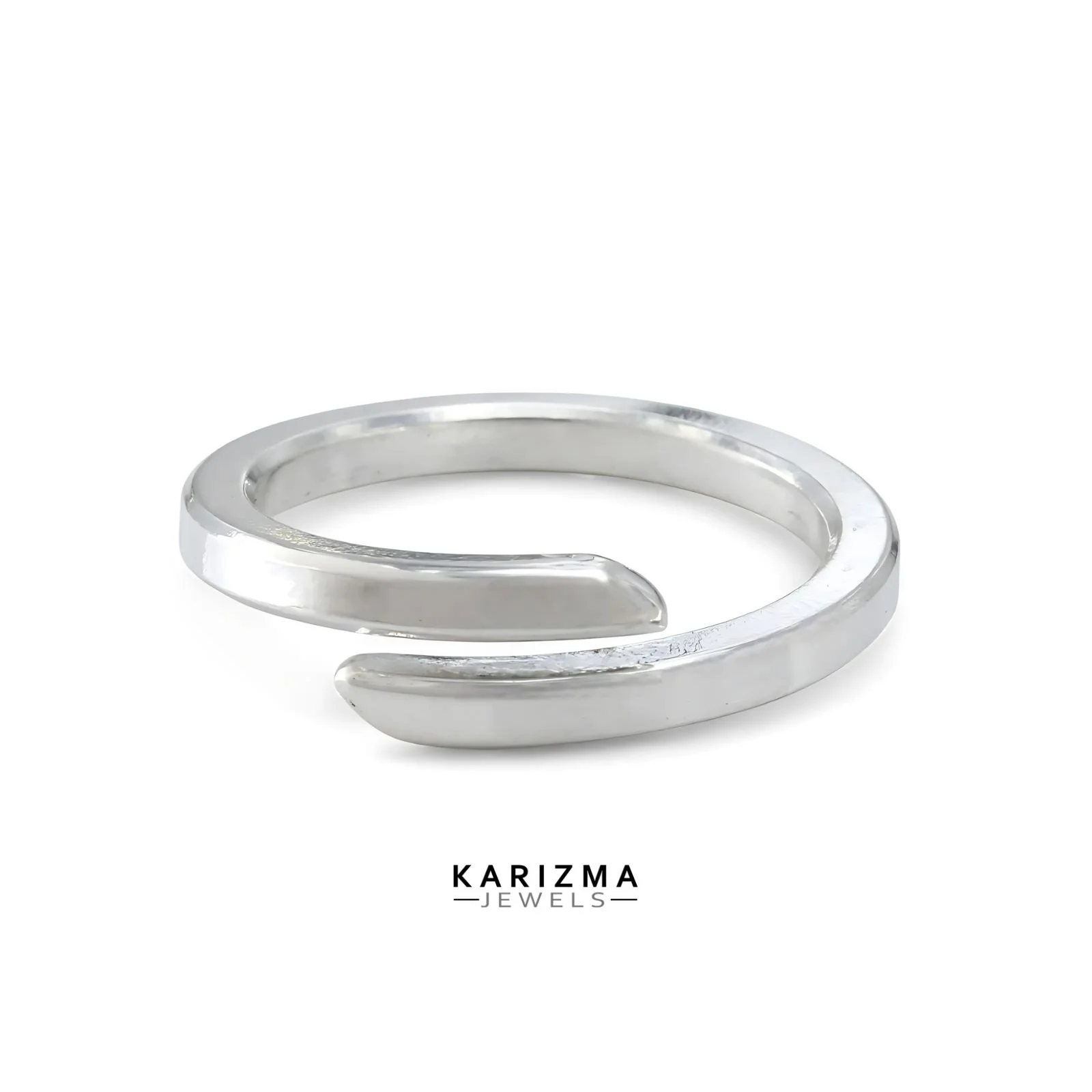999 Pure Silver Adjustable Ring chandi ka bejod challa - Image 2