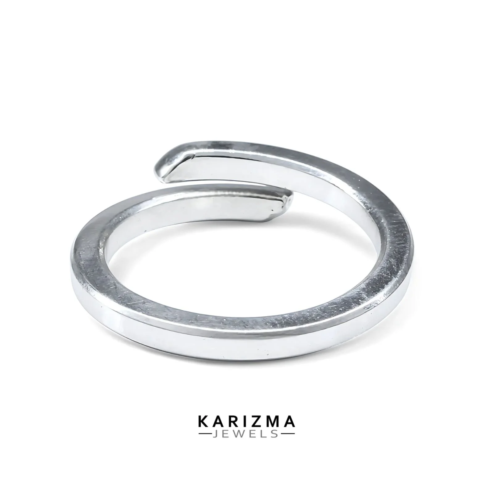 999 Pure Silver Adjustable Ring chandi ka bejod challa - Image 4