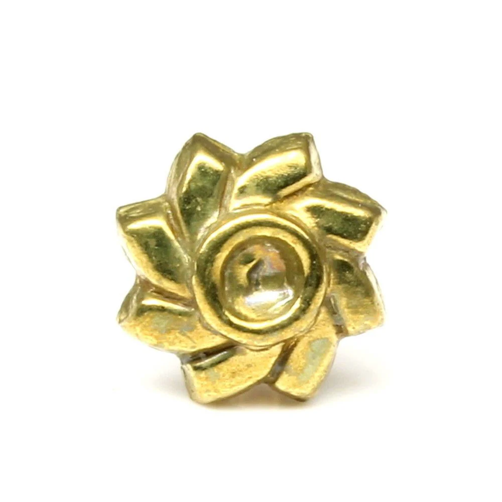 Antique starburst design nose pin - Image 2
