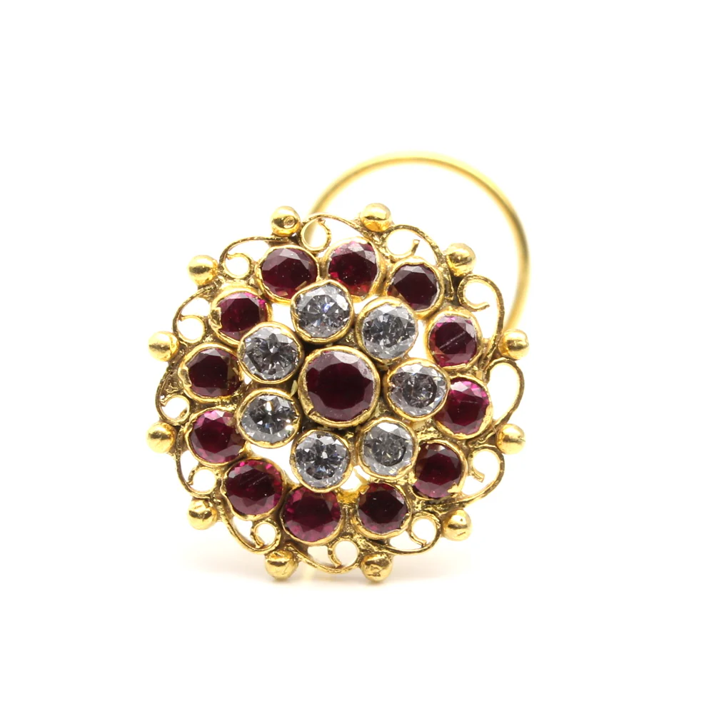Big wheel style Indian nose stud - Image 2