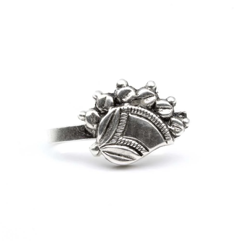 Handmade Indian daisy clip on nose rings stud, Pure 925 Sterling Silver Mothers - Image 4