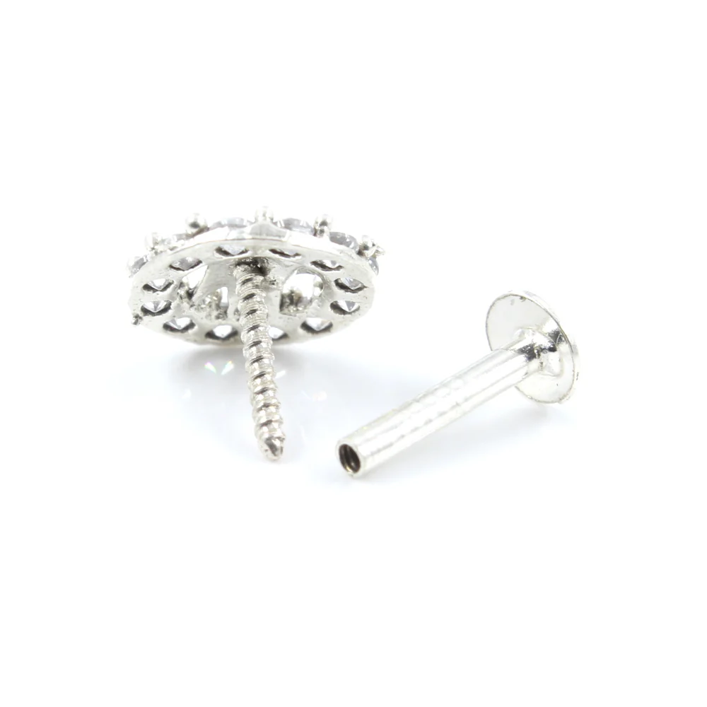Butterfly 925 Silver Screw Nose Stud - Image 4