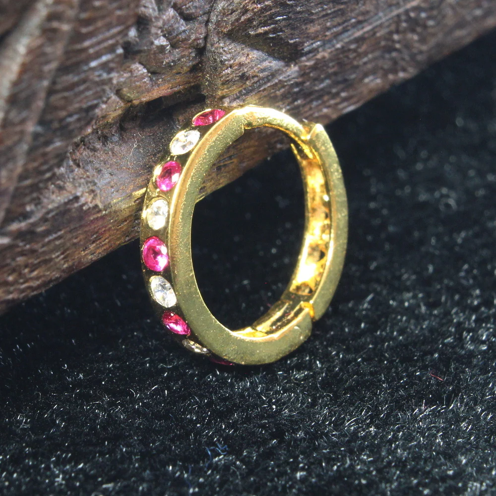 CZ Hoop nose ring