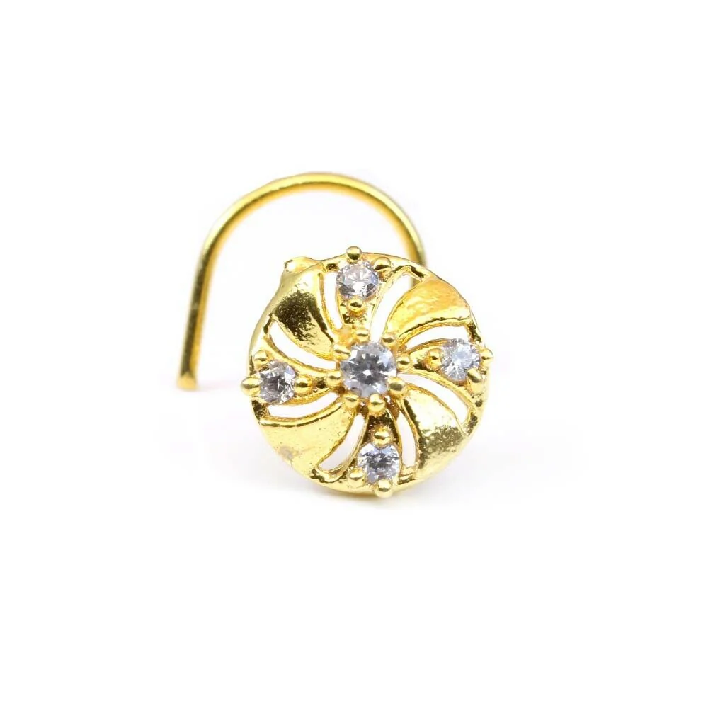 Daily wear flower nose stud/pin