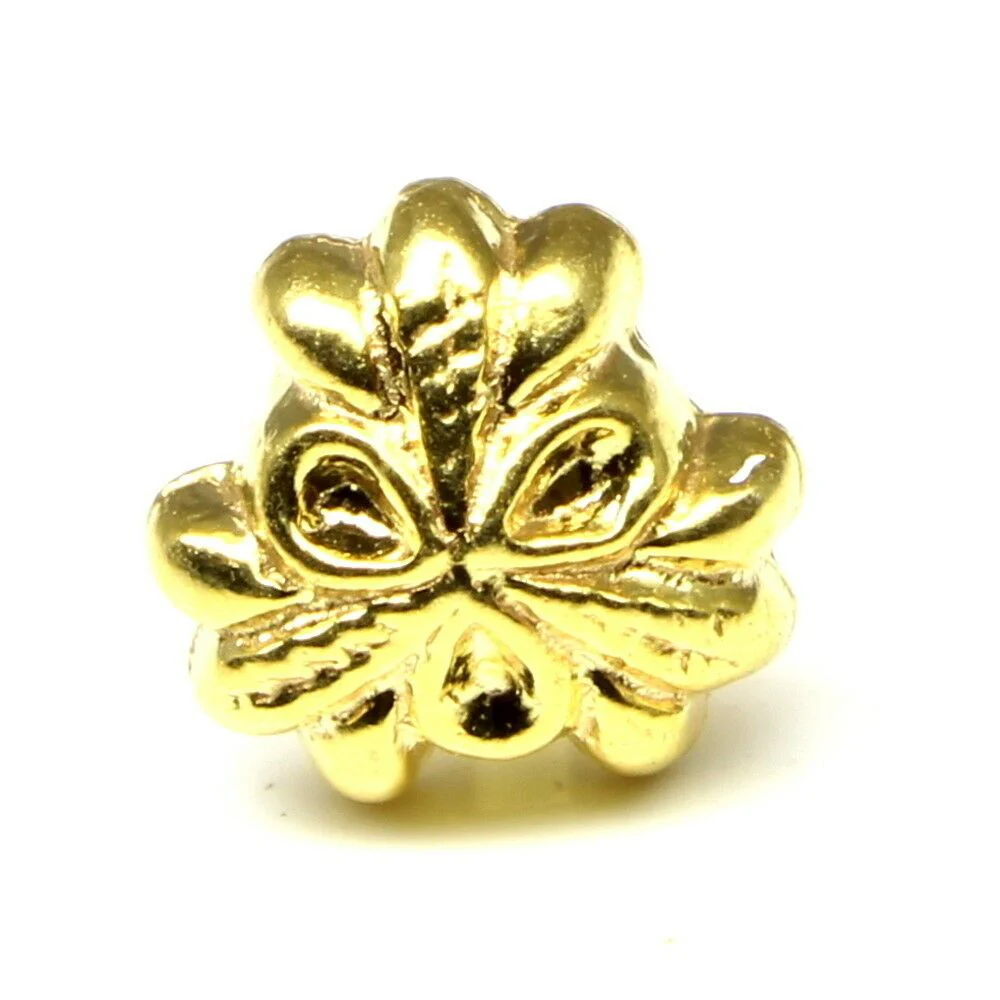 Elegance gold plated nose pin - Image 2