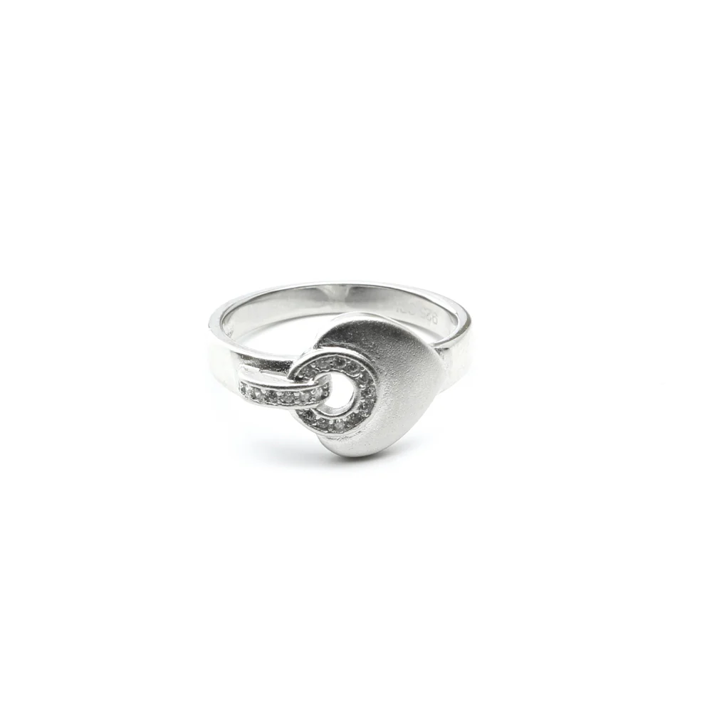 Elegant Real 925 Sterling Silver White CZ Women Ring - Image 2