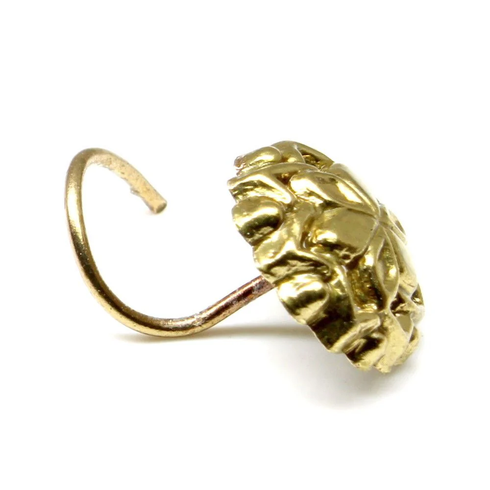 Everyday wear gold finish nose pin - Image 3