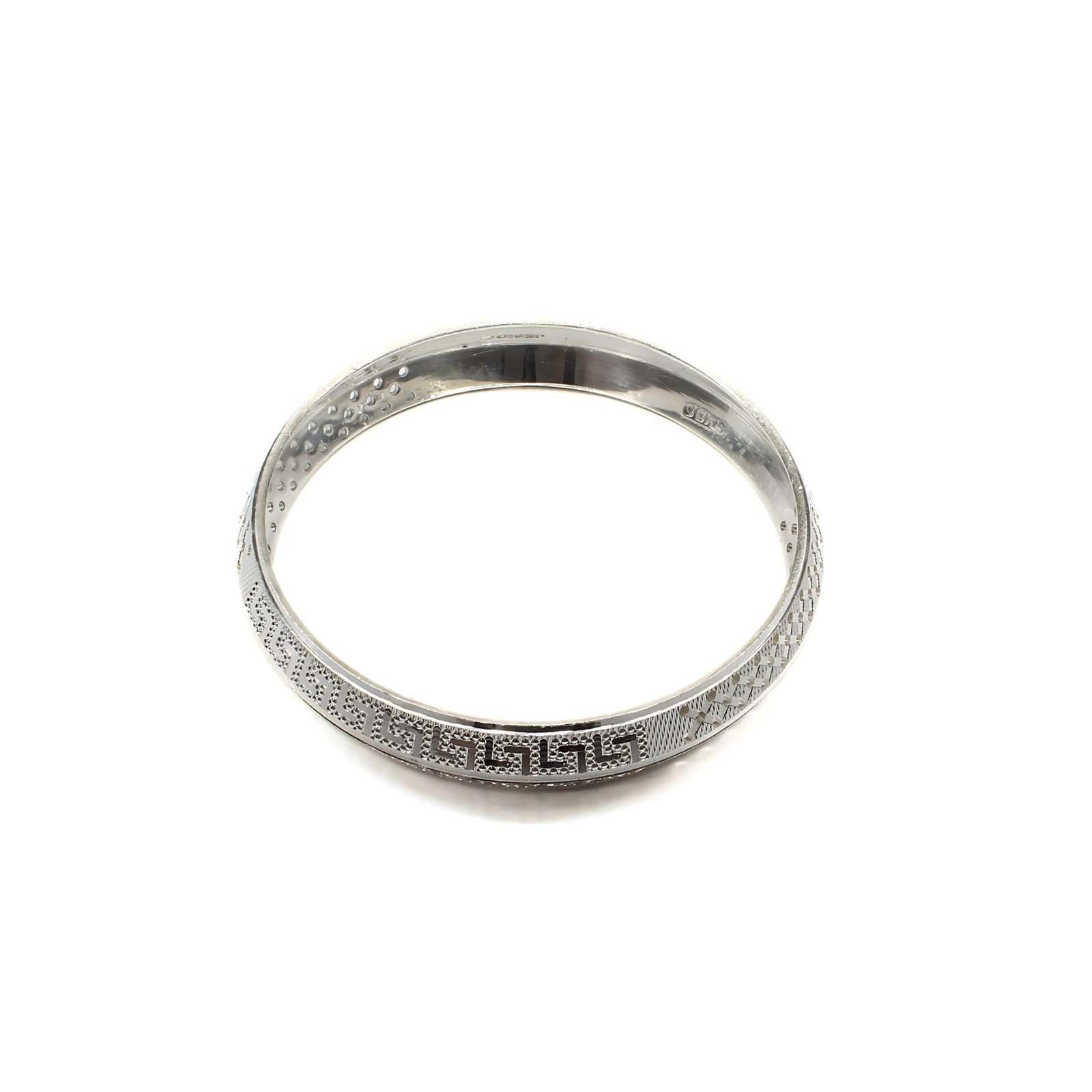 Excellent gifting Real 990 Solid Silver Men's Bangle Bracelet - Image 5