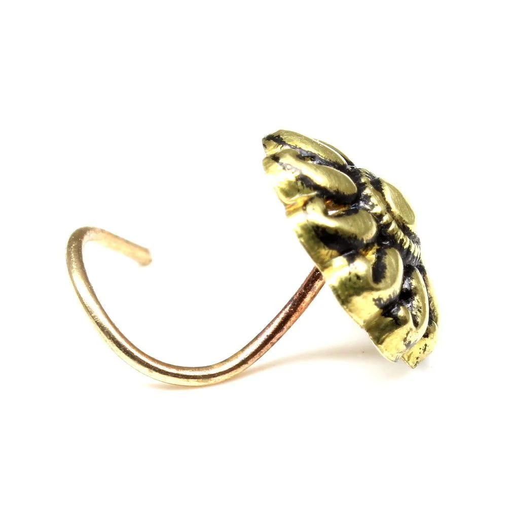 Floral asian nose stud daily wear - Image 3