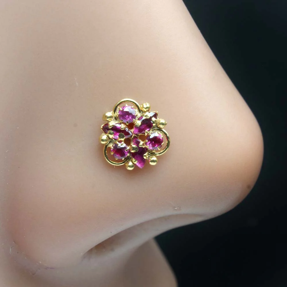 Floral Mandala Blossom nose pin - Image 14