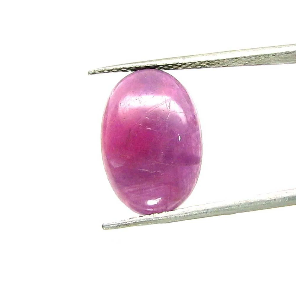 Genuine 6.6Ct Natural Ruby Oval Shape Cabochone Gemstone - Image 2