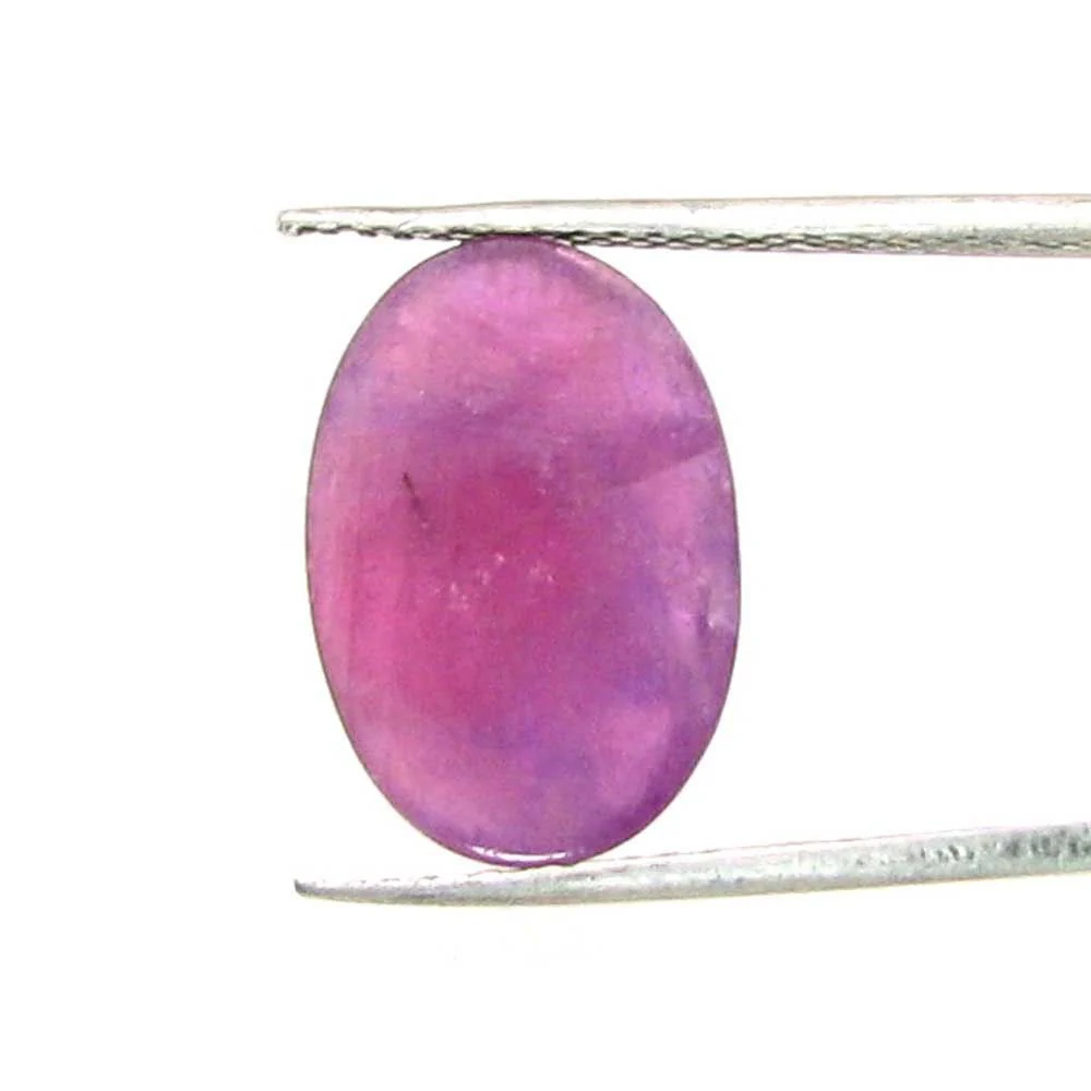 Genuine 6.6Ct Natural Ruby Oval Shape Cabochone Gemstone - Image 3
