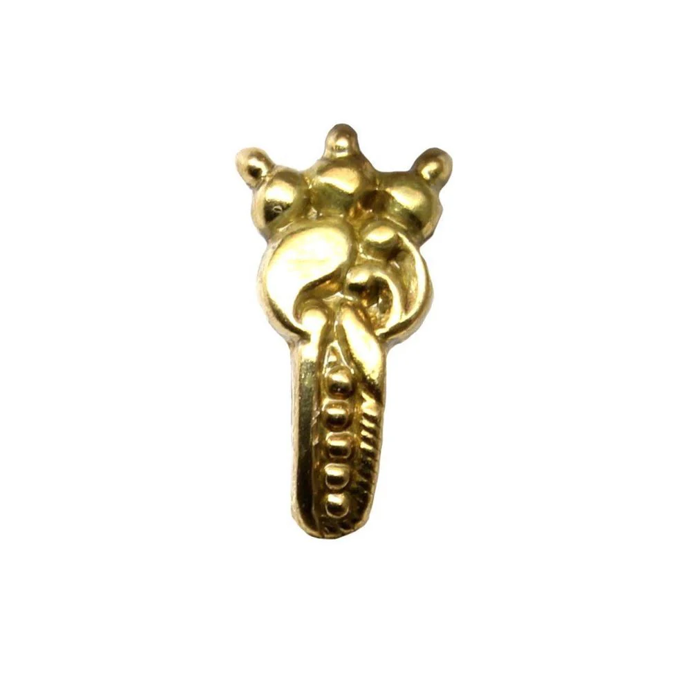 Gold finish L bed nose pin - Image 2