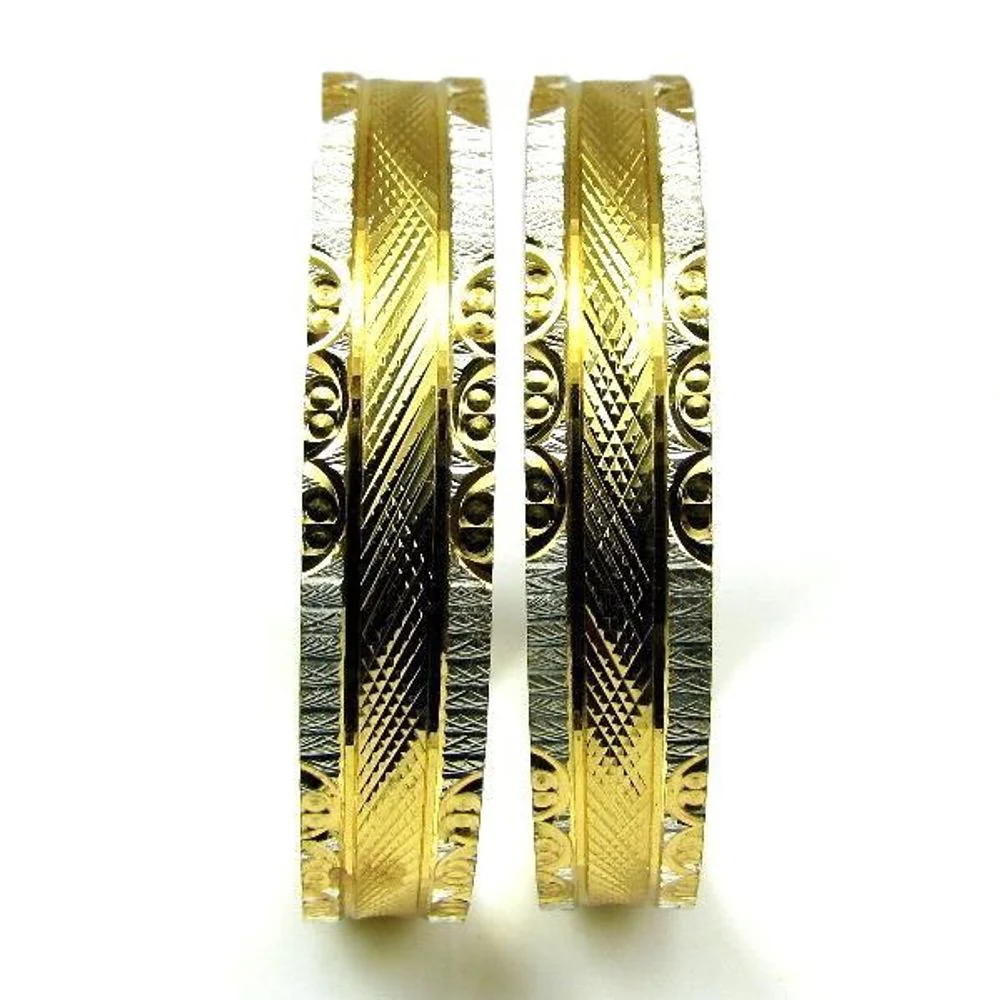 Gold Plated Bridal Fashion Jewelry Bracelet Set Size 2.6 - Image 3
