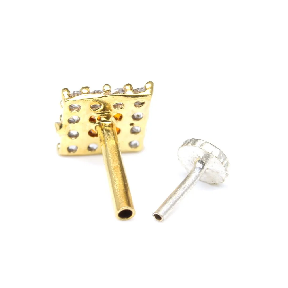 Indian Square fashion nose pin - Image 3