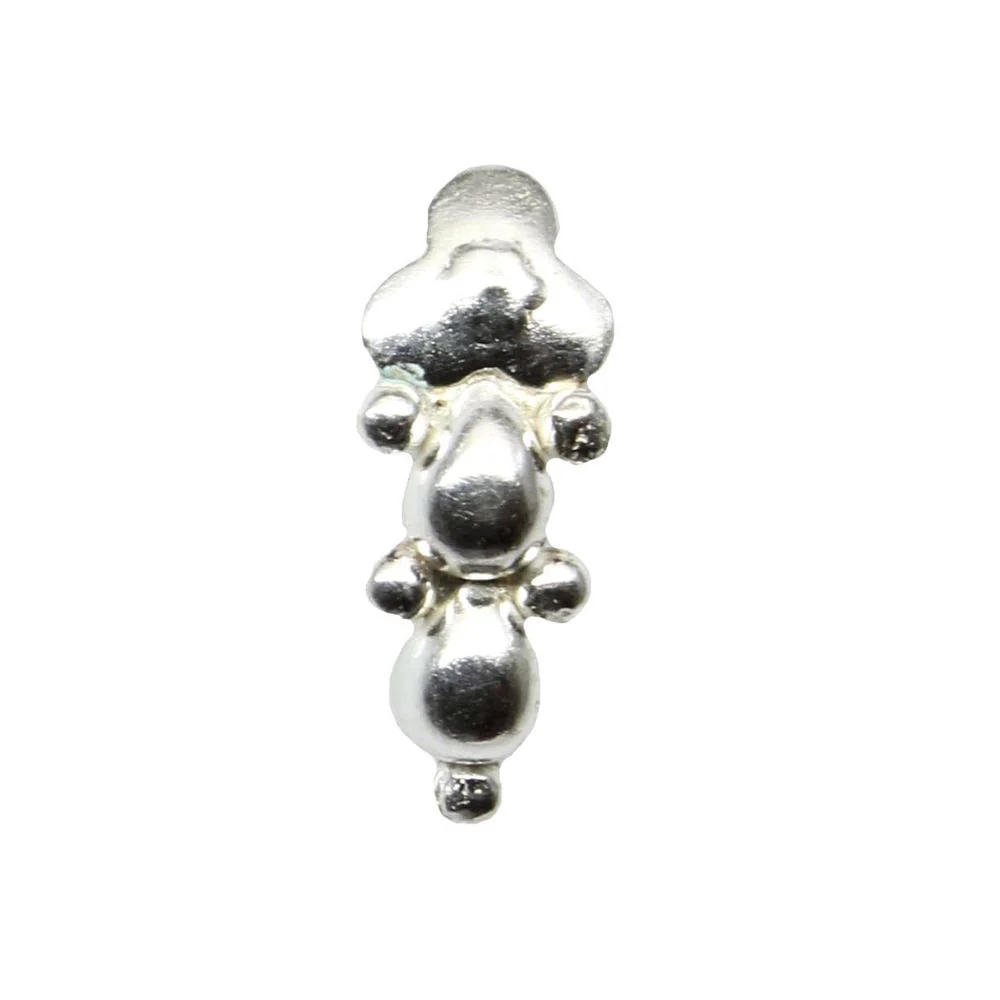 Indian sterling silver nose piercing - Image 2