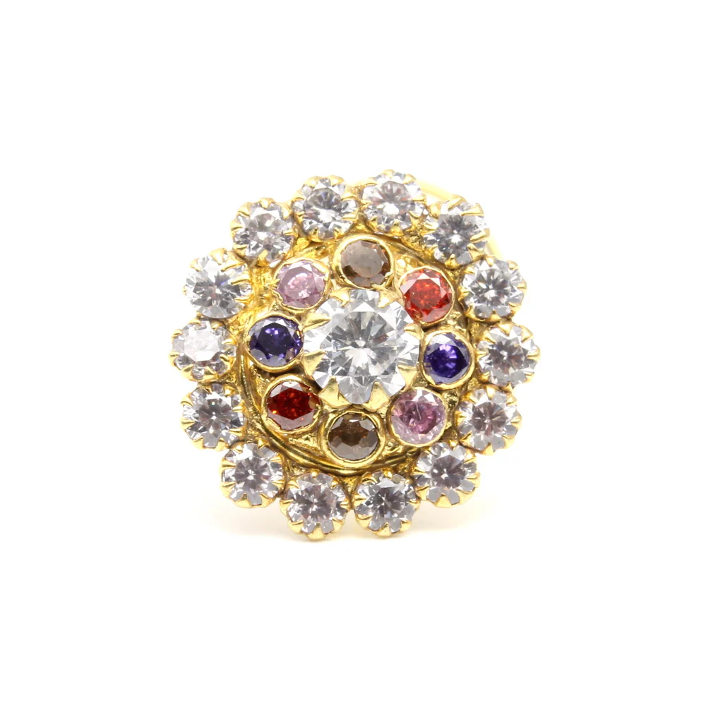 Indian style big bridal nose ring - Image 2