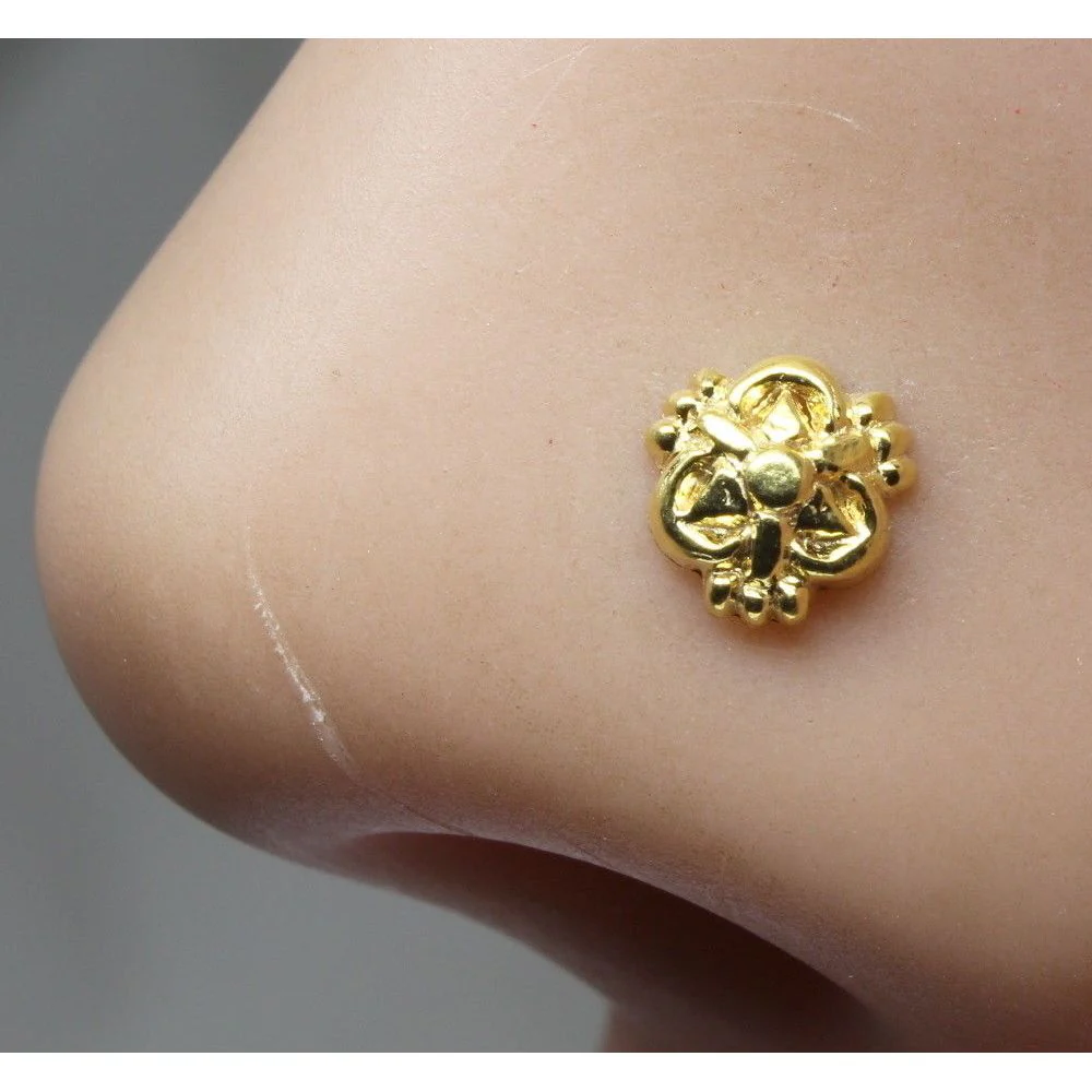 Indian women fashion nose stud
