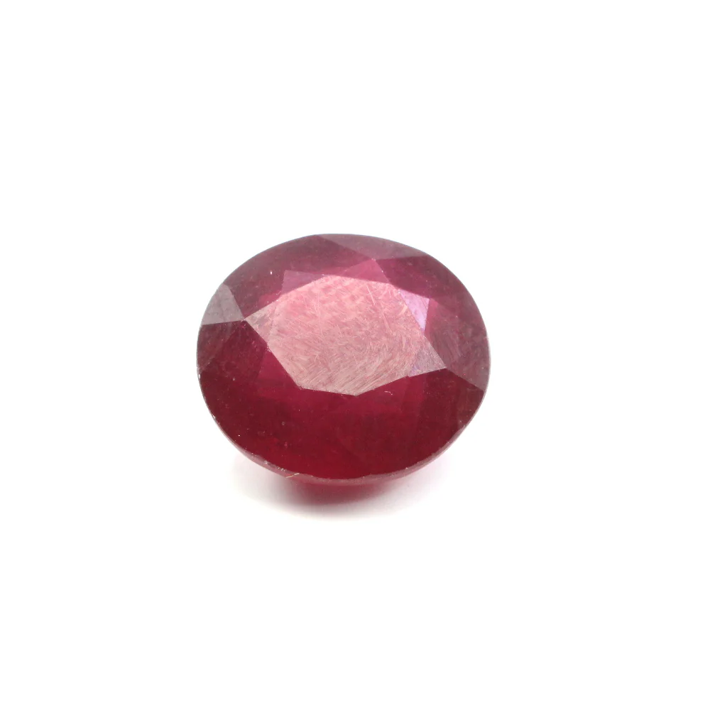 Lab-Certified 5.43Ct Natural Untreated Ruby Rashi Gemstone
