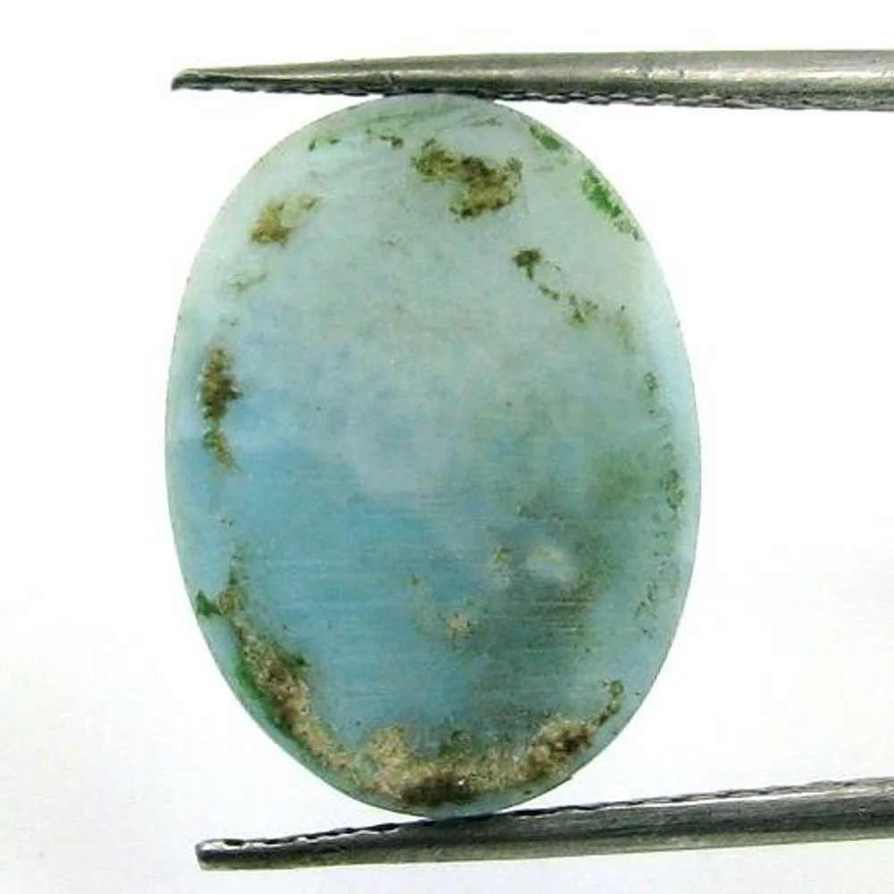 Lab - Certified 6.8Ct Luxury Larimar Crystal – Elegant Sky Blue Gemstone - Image 3