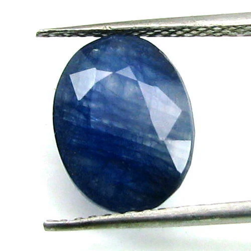 Lab Certified 6.9Ct Natural Blue Sapphire