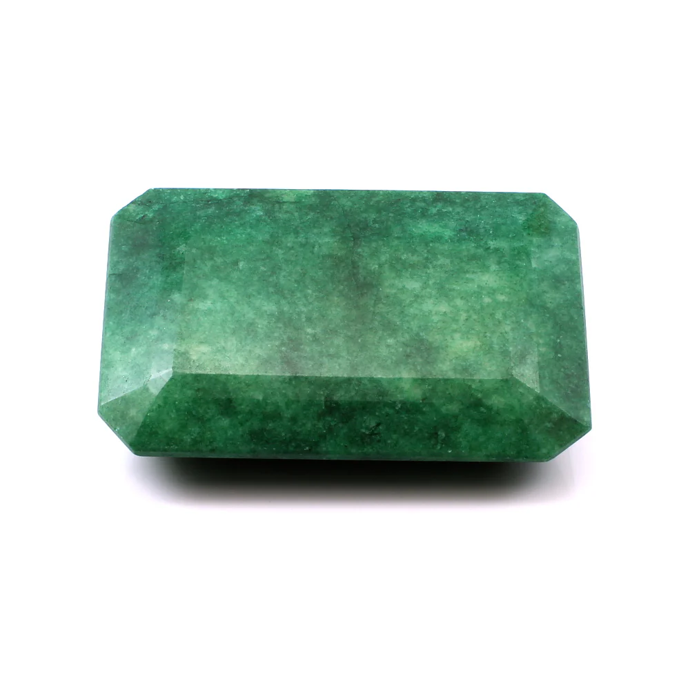 Large Rectangle 297.8Ct Natural Green Emerald Gemstone - Image 2
