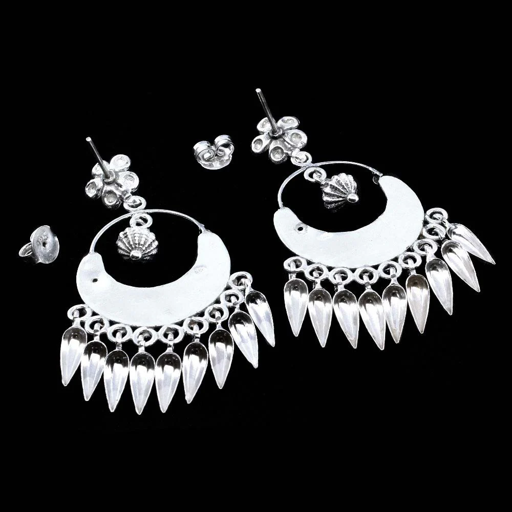 long India design 925 silver Boho Dangle earrings - Image 3