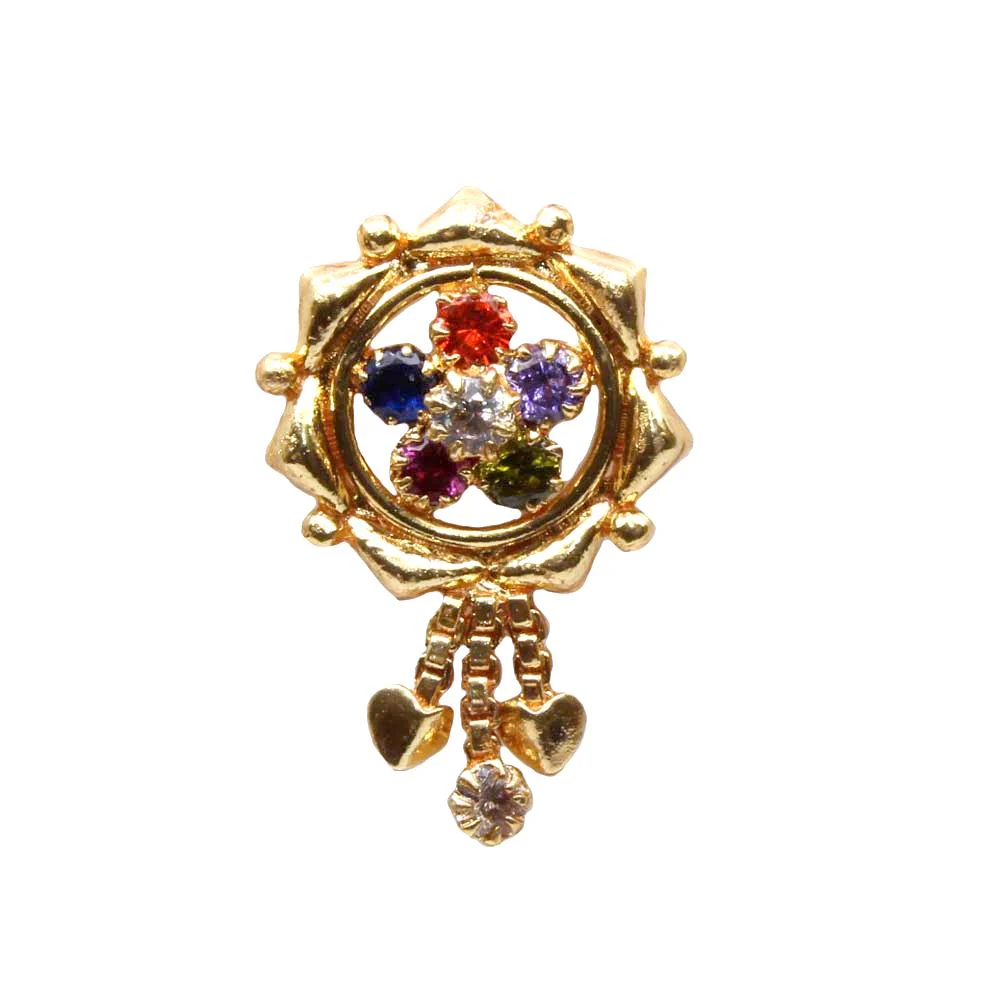 Maharashtrian drop design nose pin - Image 2