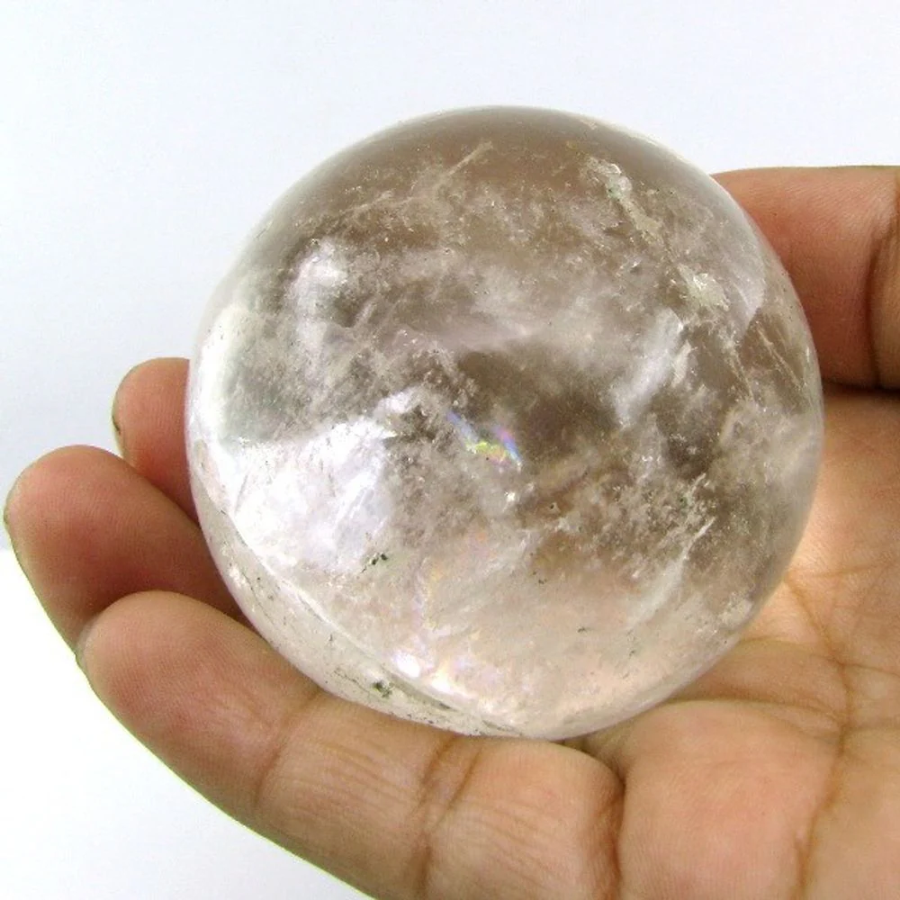 Natural Crystal Quartz Gemstone Ball 960Ct – 50mm Healing Sphere - Image 3