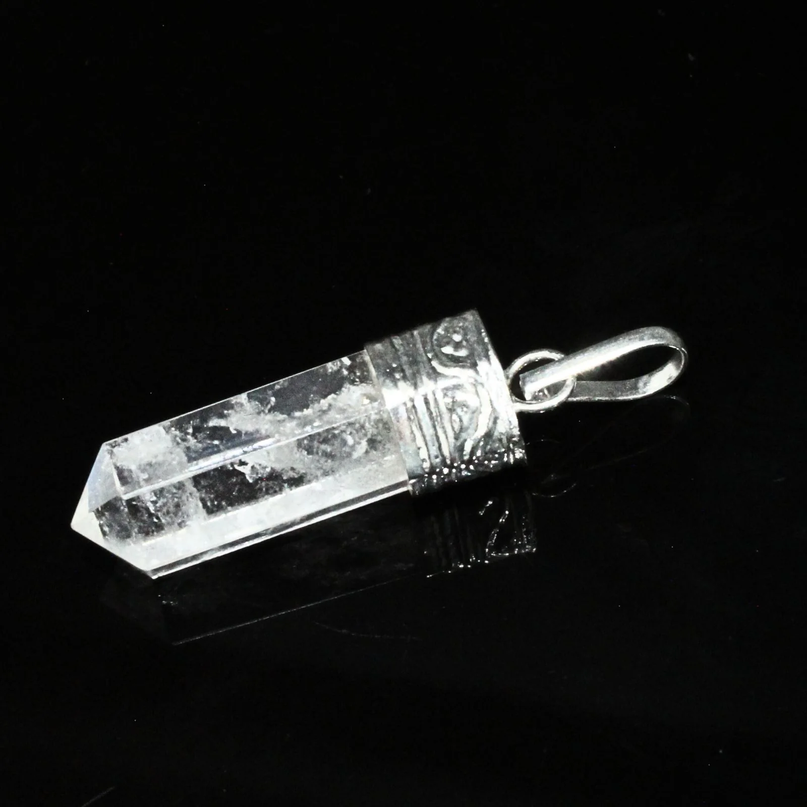Natural Quartz Clear Energy Pendant - Image 4