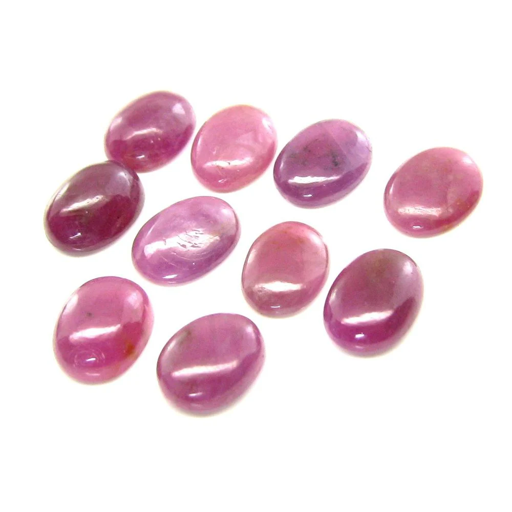 Natural Ruby Oval Gemstone – 15 Stones, 37.2 Ct - Image 2