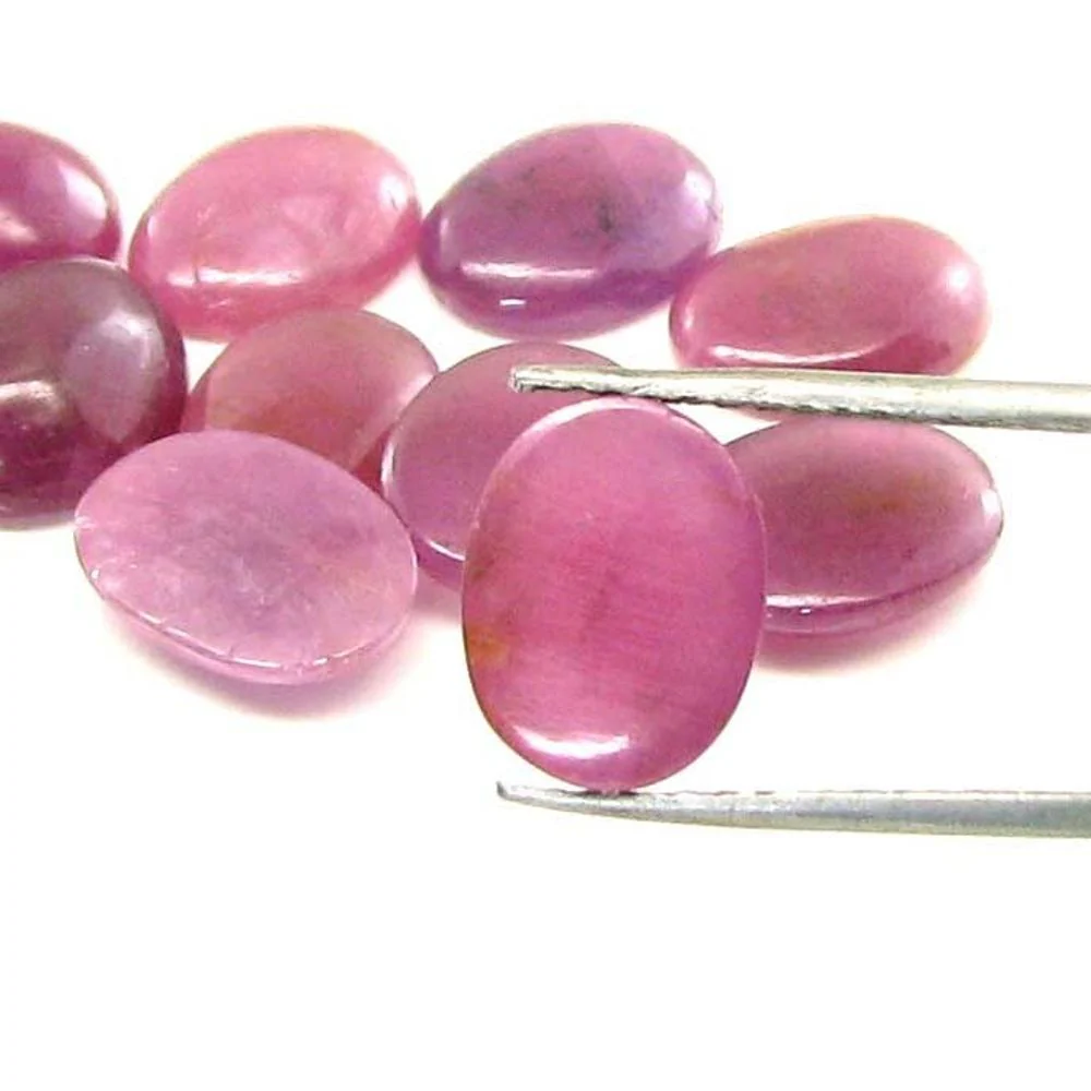 Natural Ruby Oval Gemstone – 15 Stones, 37.2 Ct - Image 4