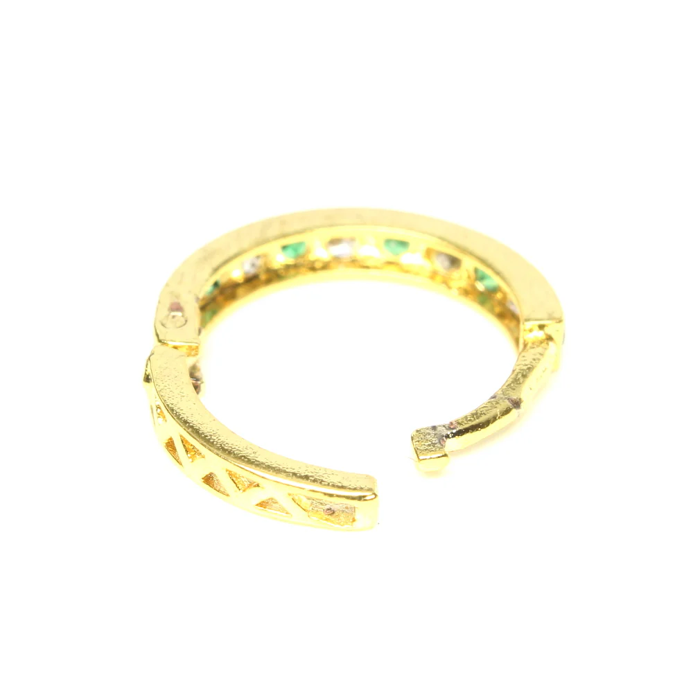 Nose Ring Piercing Hoop Gold Plated - Image 5