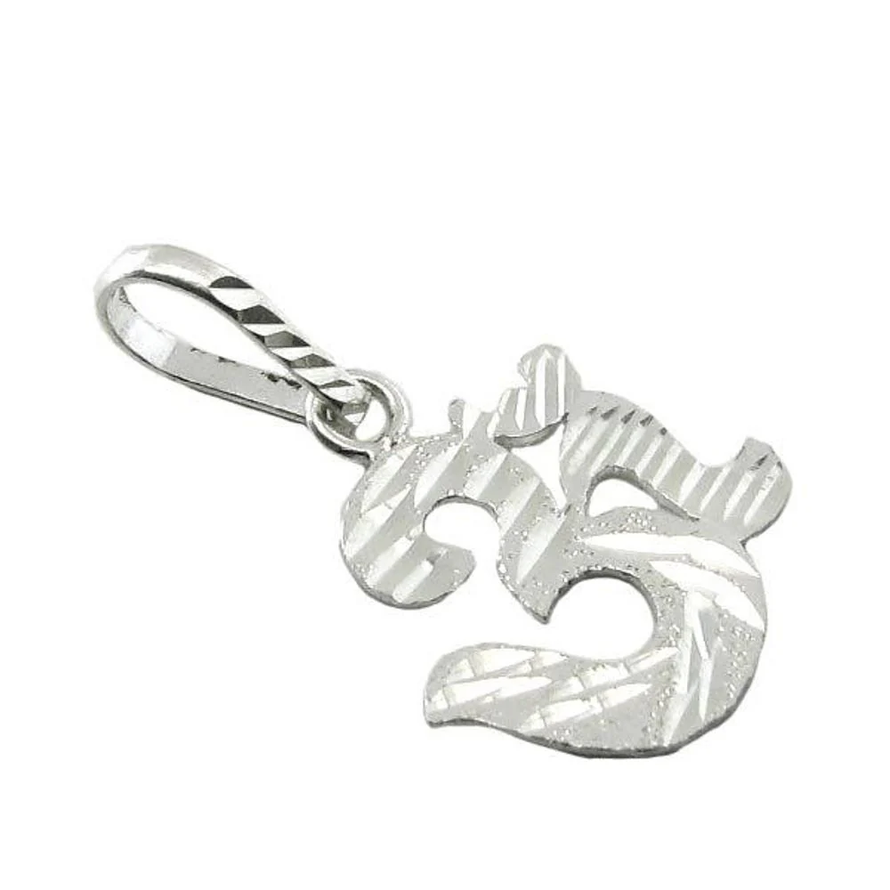 OM Shiva Pendant in Sterling Silver - Image 2