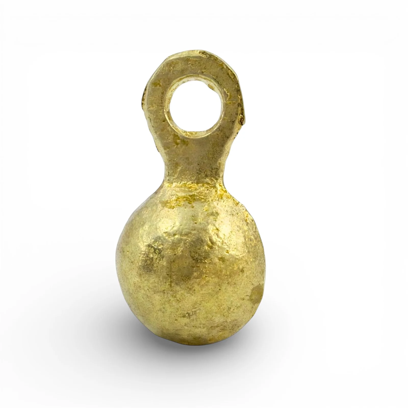 Pital ki goli Pure Brass Ball Pendant for Lal Kitab remedy and Astrology - Image 3