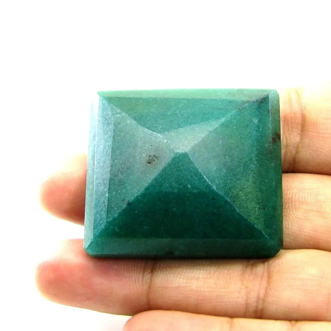 Premium 176.2Ct Natural Green Quartz Gemstone in Emerald Color - Image 3