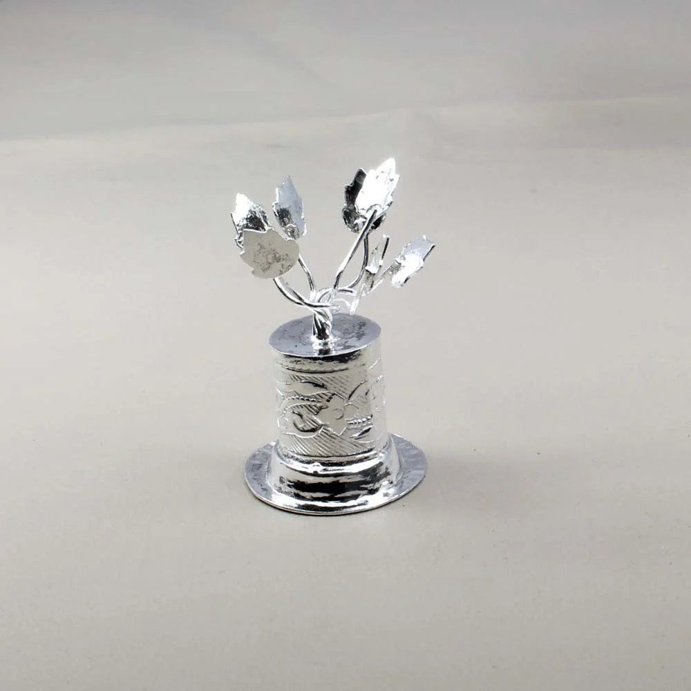 Pure Silver Pot Plant (Tree) Gift utensil - Image 3