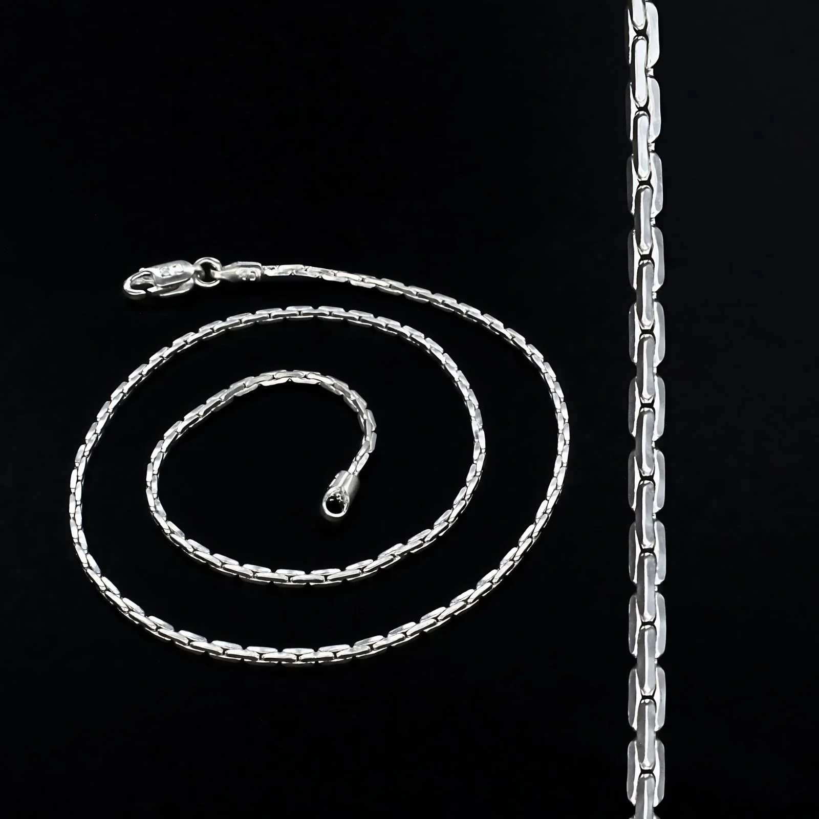 Real Silver Excellent gifting women Neck chain 16" - Image 2