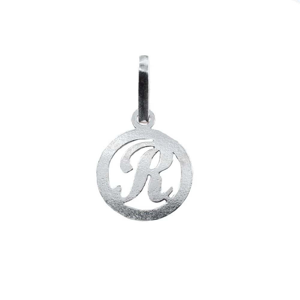Real Sterling Silver Alphabet Letter Pendant - Image 6