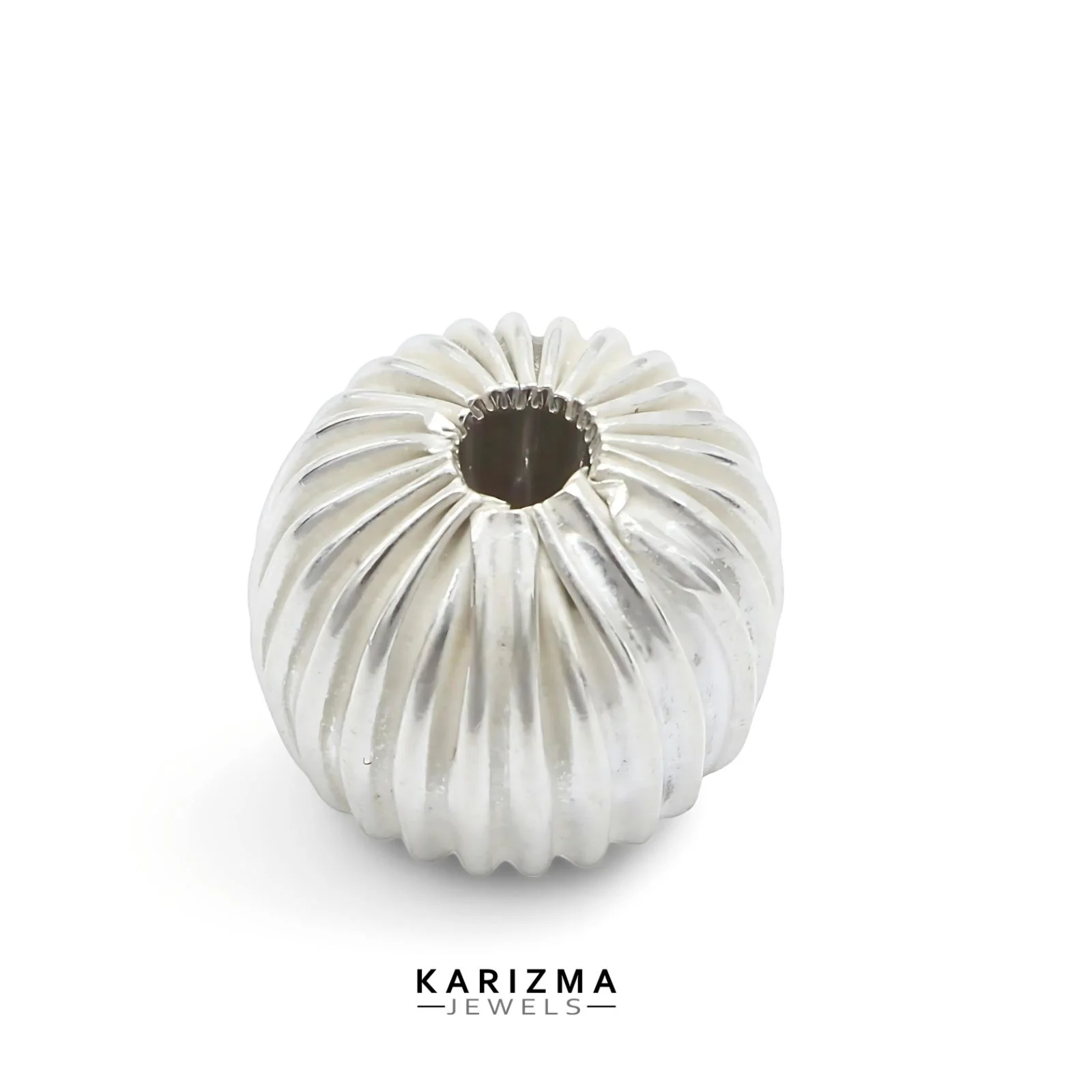 Real Sterling Silver Corrugated Bead for Daily use - Image 4