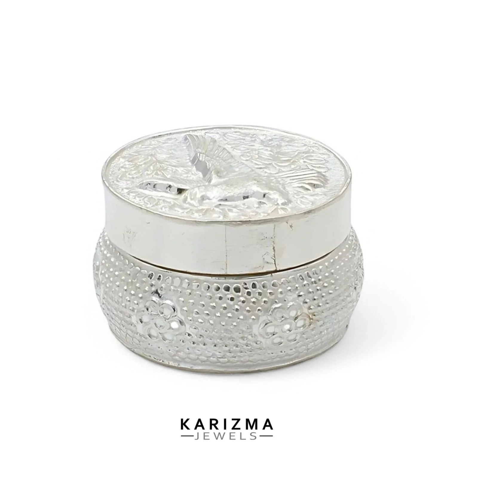 Real Sterling Silver designer Honey Container Dibbi for Red Book Remedy - Image 4