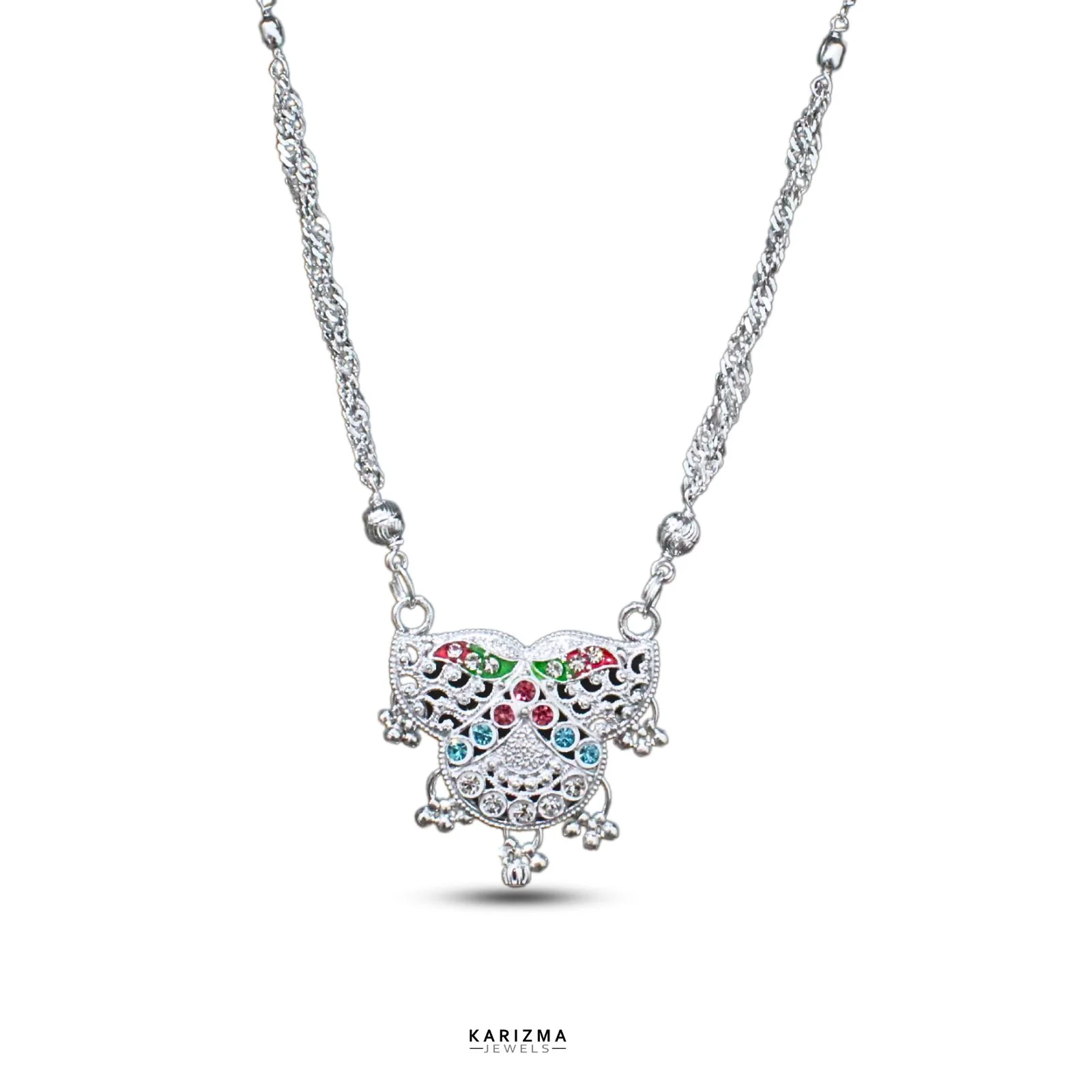 Real Sterling Silver Mangalsutra women necklace gifting jewelery chain for wife - Image 3