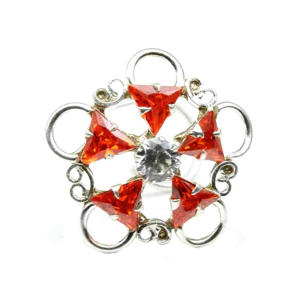Real Silver Crown Nose Pin - Image 2