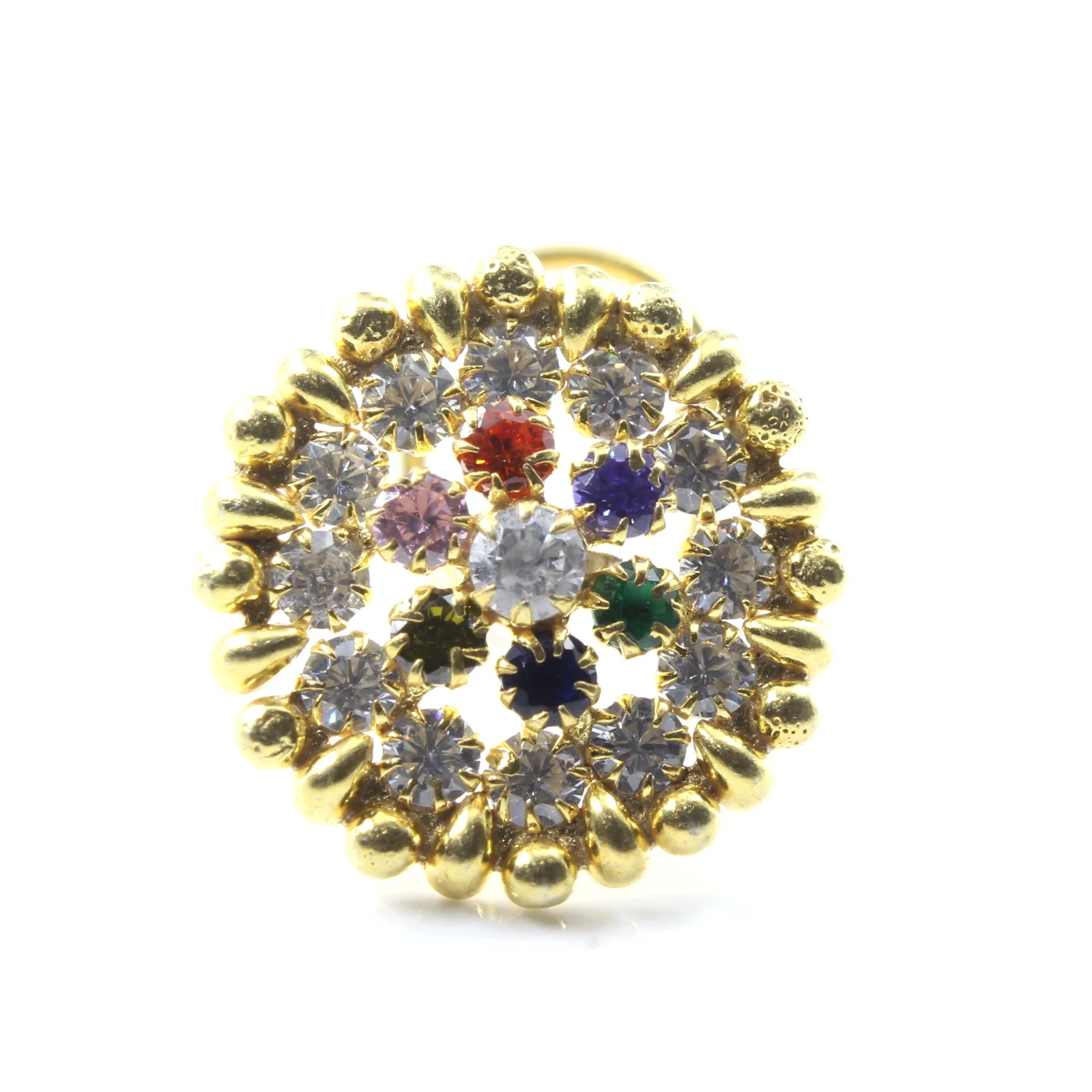 Statement Silver Nose Stud for Women - Image 3
