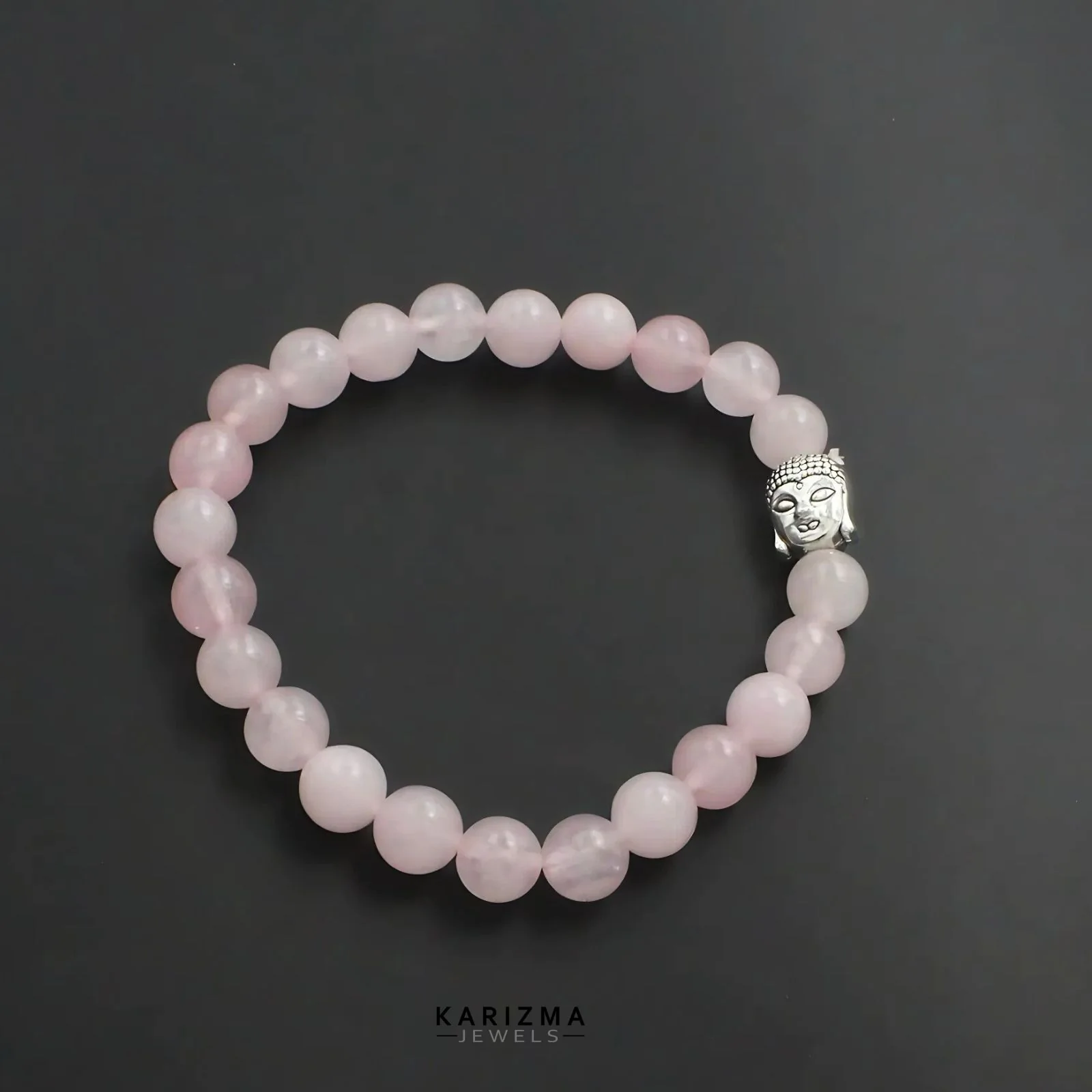 Reiki Healing Meditation and Protections Rose Quartz Beads Bracelet - Image 3
