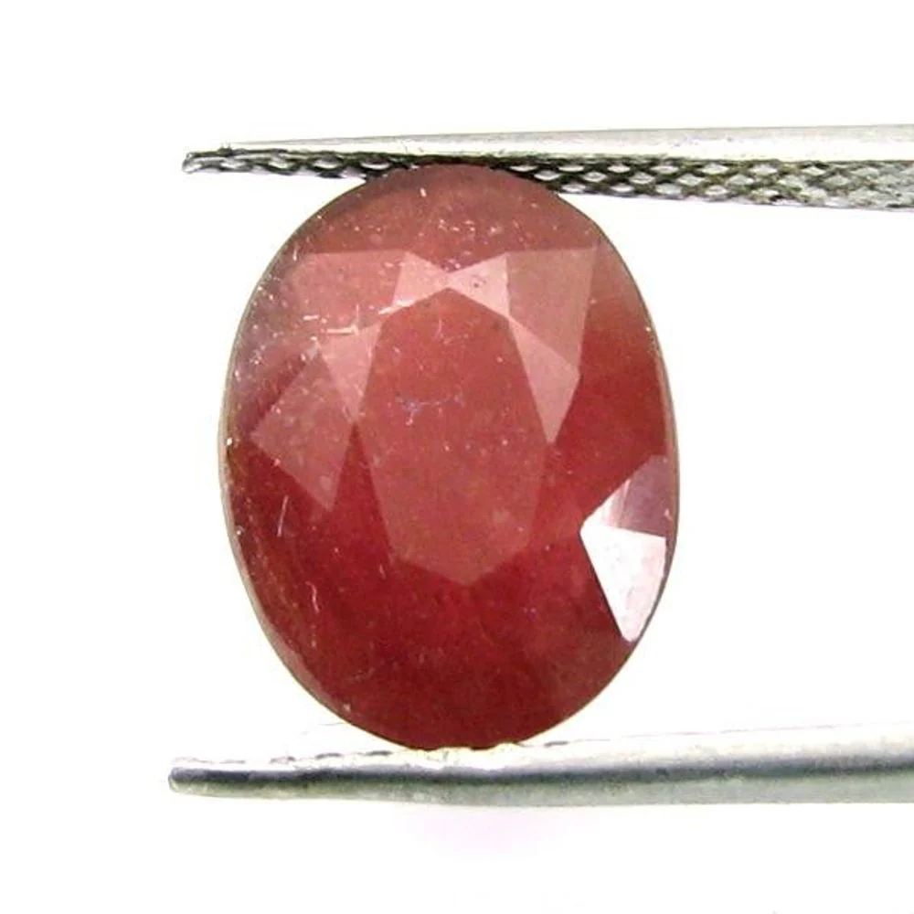 Shinny 6.5Ct Natural Ruby Corundum Oval Cut Gemstone - Image 2