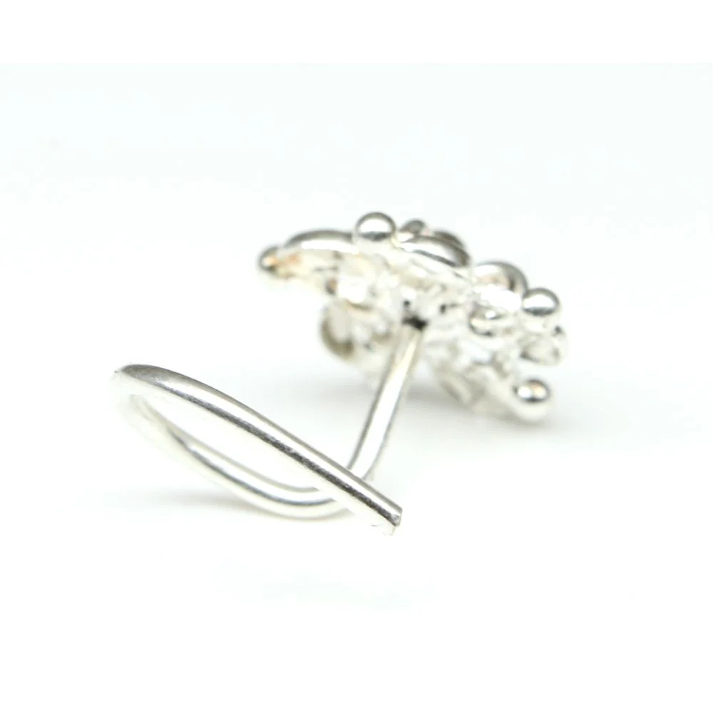 Silver Twisted Style for Pierced Nose - Image 3