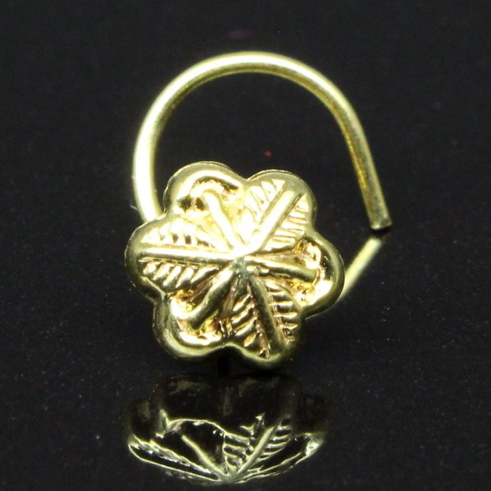 Small leaf delicate nose pins - Image 3